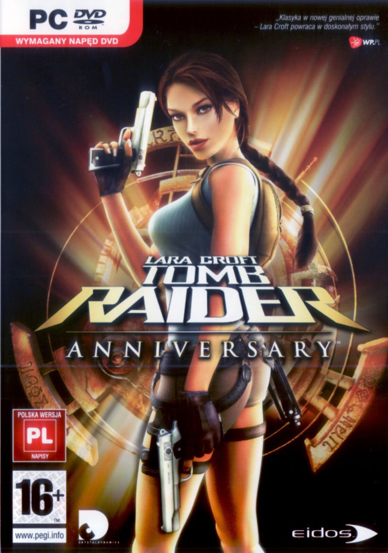 Lara Croft Tomb Raider Anniversary box art for Playstation 2